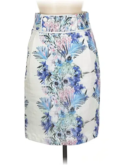 Pre-owned Assorted Brands Casual Skirt In White
