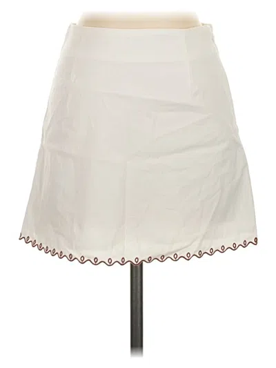 Pre-owned Assorted Brands Casual Skirt In White