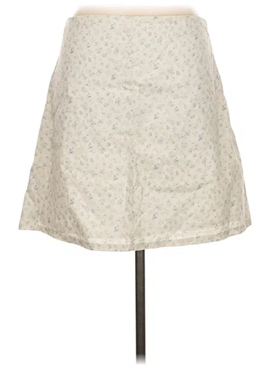 Pre-owned Assorted Brands Casual Skirt In White