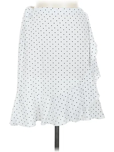 Pre-owned Assorted Brands Casual Skirt In White