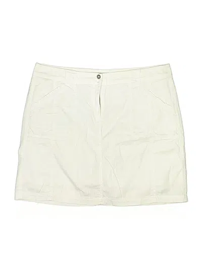 Pre-owned Assorted Brands Casual Skirt In White