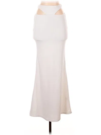 Pre-owned Assorted Brands Casual Skirt In White