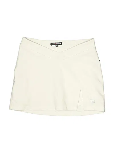 Pre-owned Assorted Brands Casual Skirt In White