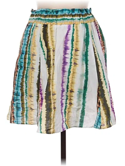 Pre-owned Assorted Brands Casual Skirt In White