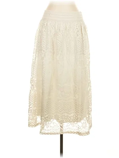 Pre-owned Assorted Brands Casual Skirt In White