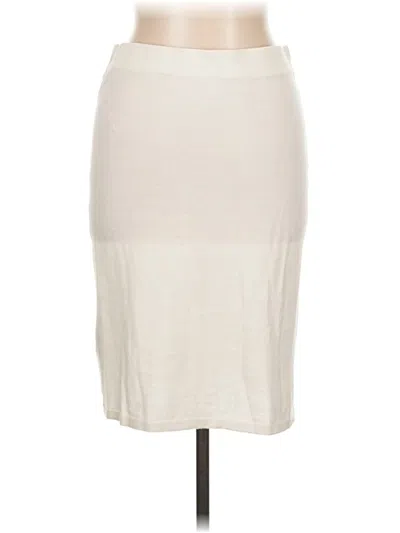 Pre-owned Assorted Brands Casual Skirt In White