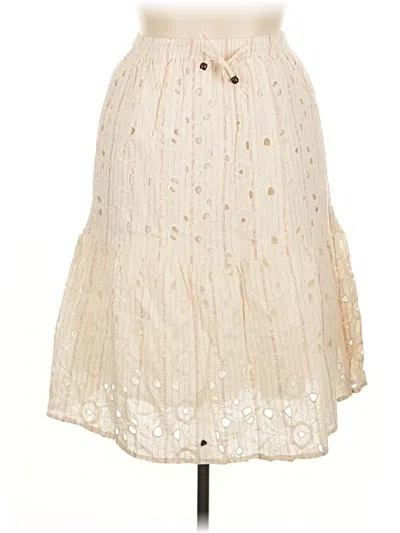 Pre-owned Assorted Brands Casual Skirt In White