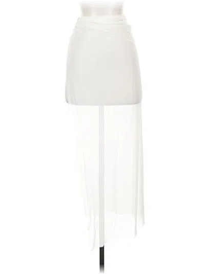 Pre-owned Assorted Brands Casual Skirt In White