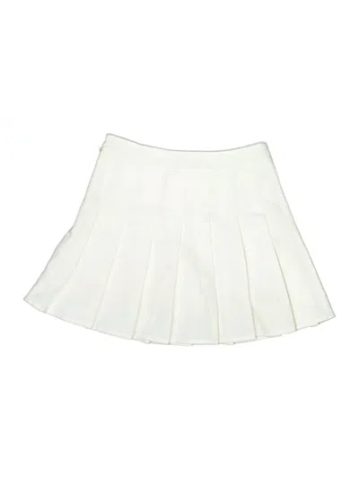 Pre-owned Assorted Brands Casual Skirt In White