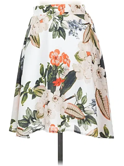 Pre-owned Assorted Brands Casual Skirt In White