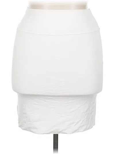 Pre-owned Assorted Brands Casual Skirt In White