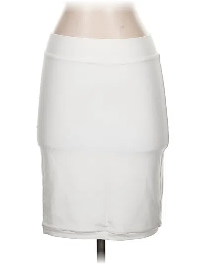 Pre-owned Assorted Brands Casual Skirt In White