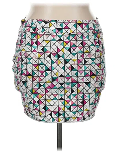 Pre-owned Assorted Brands Casual Skirt In White