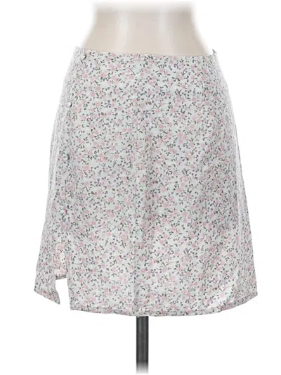 Pre-owned Assorted Brands Casual Skirt In White