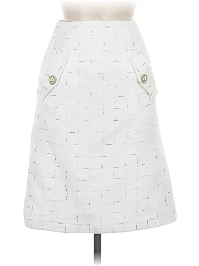 Pre-owned Assorted Brands Casual Skirt In White
