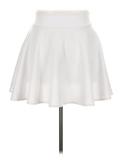 Pre-owned Assorted Brands Casual Skirt In White