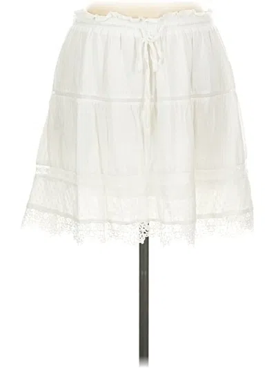 Pre-owned Assorted Brands Casual Skirt In White