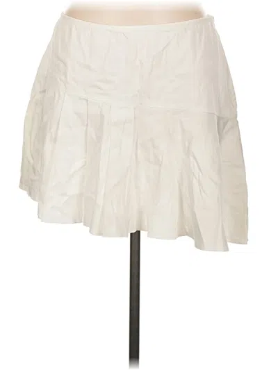 Pre-owned Assorted Brands Casual Skirt In White