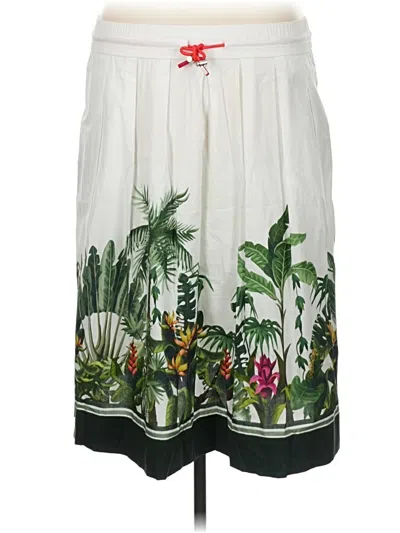 Pre-owned Assorted Brands Casual Skirt In White