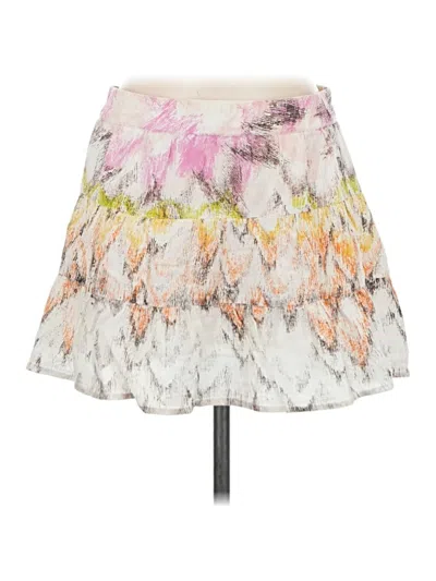 Pre-owned Assorted Brands Casual Skirt In White