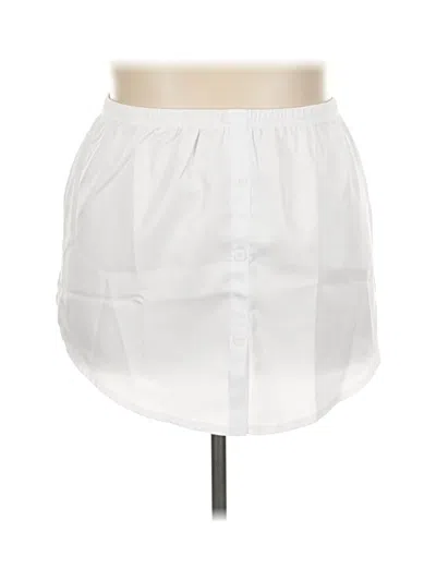 Assorted Brands Casual Skirt In White