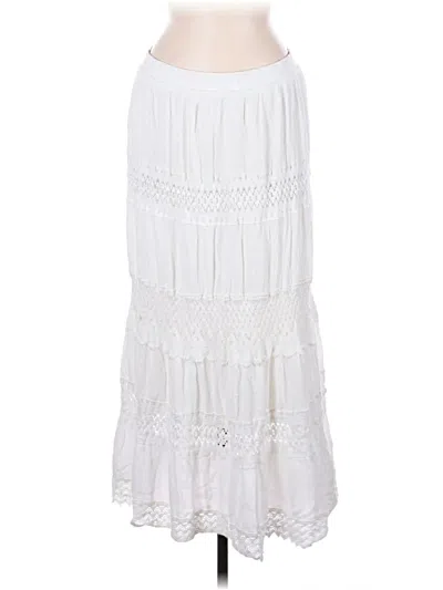 Pre-owned Assorted Brands Casual Skirt In White