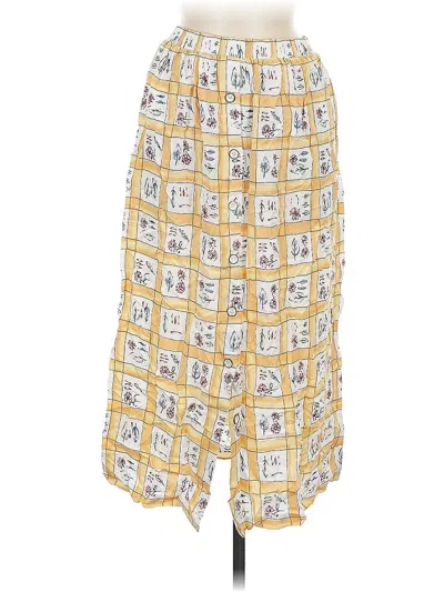 Pre-owned Assorted Brands Casual Skirt In Yellow