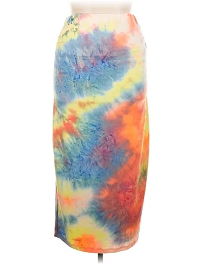Pre-owned Assorted Brands Casual Skirt In Yellow