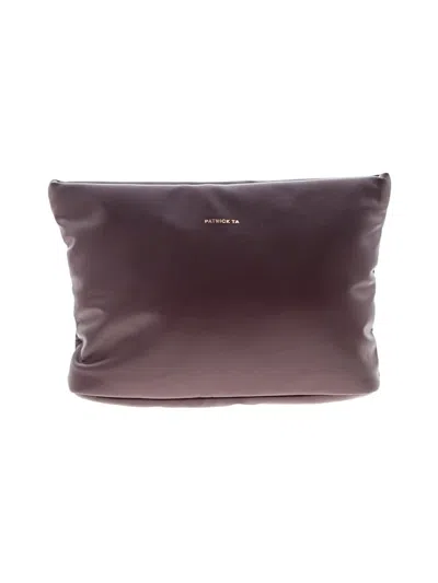 Pre-owned Assorted Brands Clutch In Burgundy