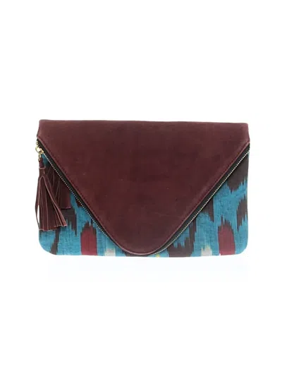 Pre-owned Assorted Brands Clutch In Burgundy