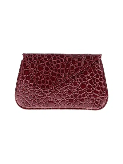 Pre-owned Assorted Brands Clutch In Burgundy