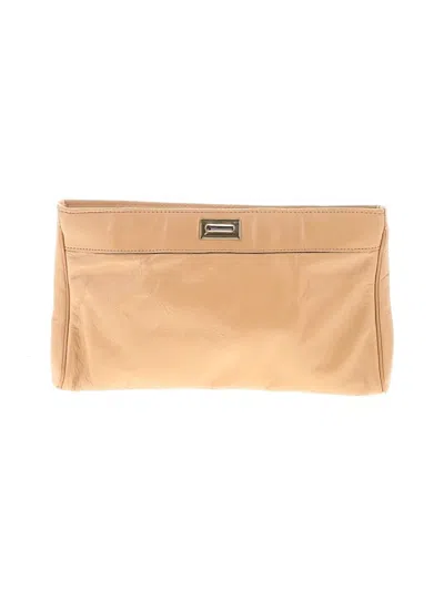 Pre-owned Assorted Brands Clutch In Tan