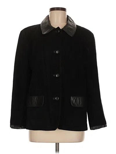 Pre-owned Assorted Brands Coat In Black