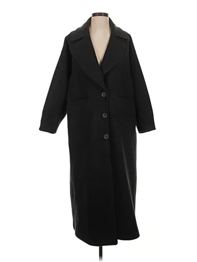 Pre-owned Assorted Brands Coat In Black