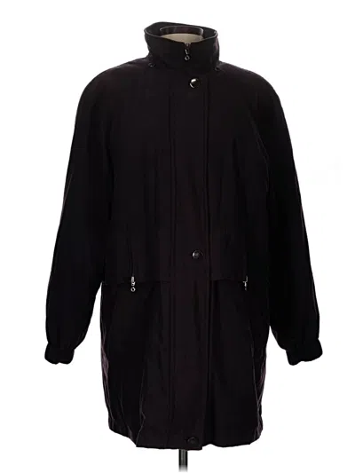 Pre-owned Assorted Brands Coat In Black