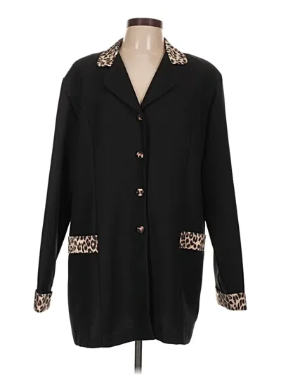 Pre-owned Assorted Brands Coat In Black