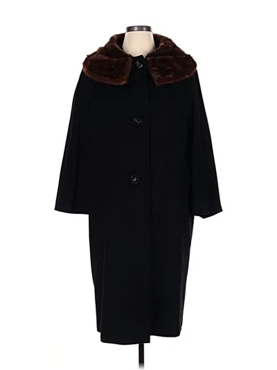 Pre-owned Assorted Brands Coat In Black