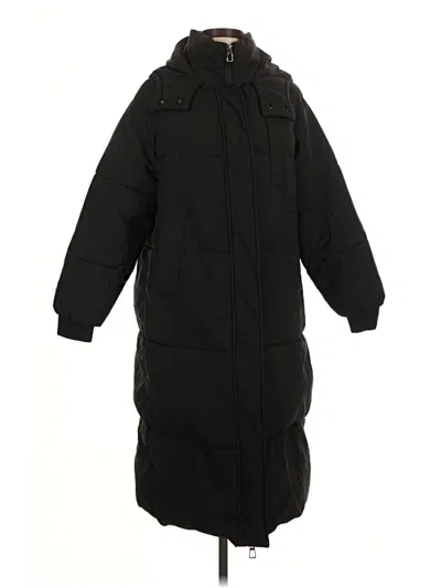 Pre-owned Assorted Brands Coat In Black