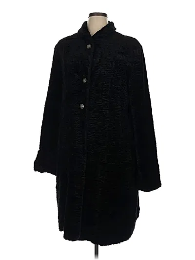 Pre-owned Assorted Brands Coat In Black