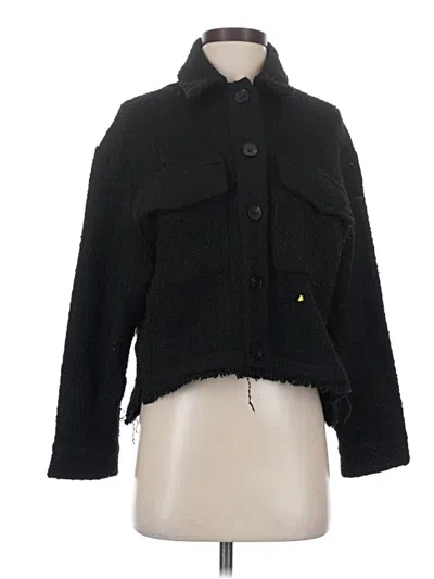 Pre-owned Assorted Brands Coat In Black