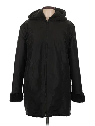 Pre-owned Assorted Brands Coat In Black