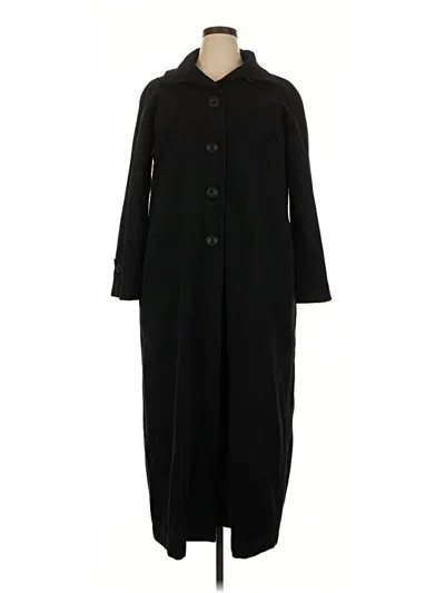 Pre-owned Assorted Brands Coat In Black