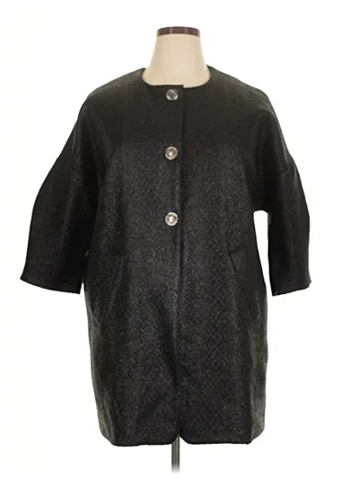 Pre-owned Assorted Brands Coat In Black