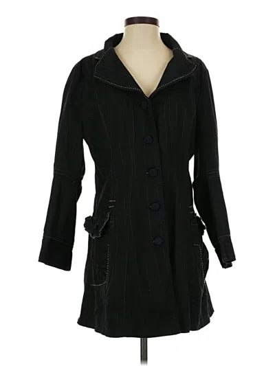 Pre-owned Assorted Brands Coat In Black