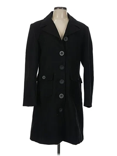 Pre-owned Assorted Brands Coat In Black