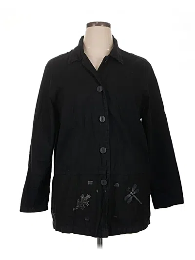 Pre-owned Assorted Brands Coat In Black
