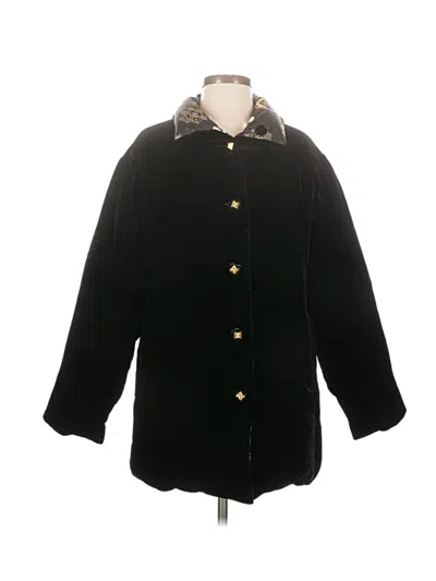Pre-owned Assorted Brands Coat In Black