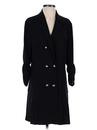 Pre-owned Assorted Brands Coat In Black