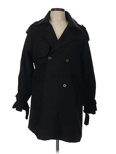 Pre-owned Assorted Brands Coat In Black