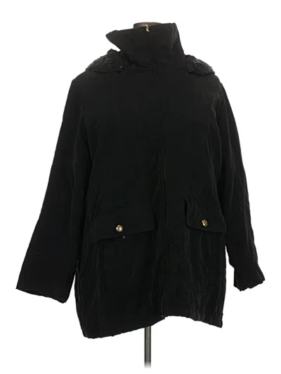Pre-owned Assorted Brands Coat In Black